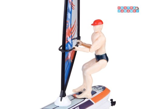 [RC0740 NI] Zdalnie sterowany świecący Windsurfer pływający na pilota