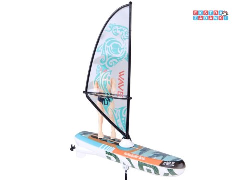 [RC0740 ZI] Zdalnie sterowany świecący Windsurfer pływający na pilota