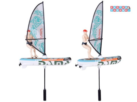 [RC0740 ZI] Zdalnie sterowany świecący Windsurfer pływający na pilota