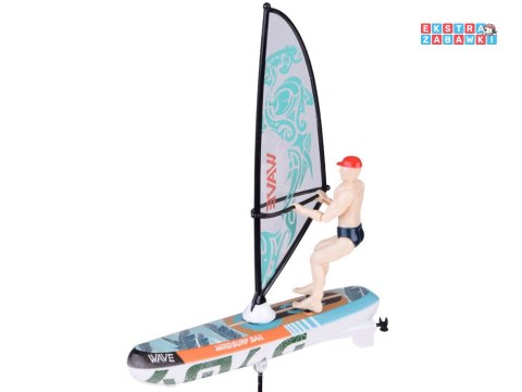 [RC0740 ZI] Zdalnie sterowany świecący Windsurfer pływający na pilota