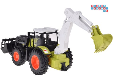 Zdalnie sterowany traktor Koparko-ładowarka spychacz na pilota RC0718