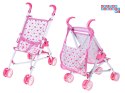 [ ZA5916] Zestaw Deluxe Lalka Bobas Wózek Łóżeczko Mata z akcesoriami 17 el.