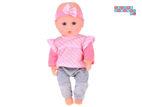 [ ZA5916] Zestaw Deluxe Lalka Bobas Wózek Łóżeczko Mata z akcesoriami 17 el.