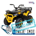 [XMX-651] Quad ATV Robust 01 na akumulator 4x35W 12V/7Ah EVA led ekoskóra - żółty