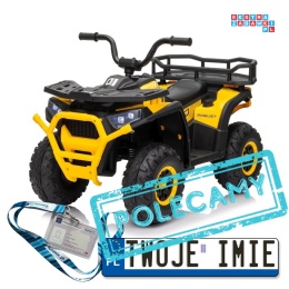 [XMX-651] Quad ATV Robust 01 na akumulator 4x35W 12V/7Ah EVA led ekoskóra - żółty