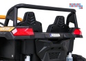[A032] Buggy ATV Racing dwuosobowy na akumulator 4x200 24V/7Ah pilot MP3 LED - złoty