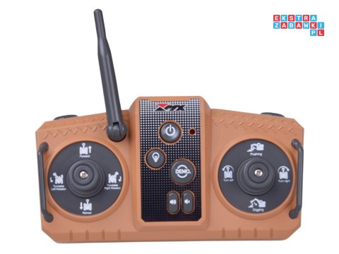 Koparka 3w1 zdalnie sterowana Pojazd budowlany Wymienne końcówki RC0752