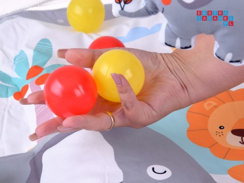 [ ZA5823 ] Mata Edukacyjna kolorowy Kojec Plac zabaw kolorowe Piłki Zabawki