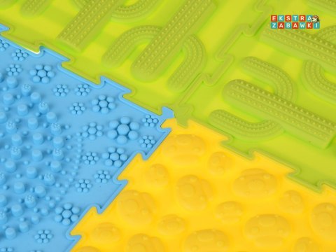[ZA5862] Mata sensoryczna typu Puzzle gumowe 8 szt rozwój i zabawa