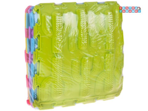 [ZA5862] Mata sensoryczna typu Puzzle gumowe 8 szt rozwój i zabawa