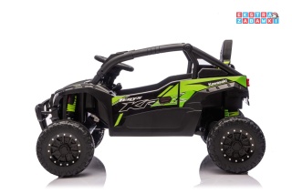 Kawasaki TERYX KRX1000 buggy na akumulator 4x4 - czarny, 2x20W i 2x45W, 24V/5Ah, EVA, Bluetooth, LED, pilot [JS330]
