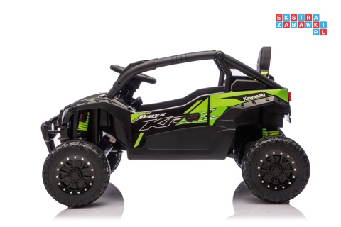 [JS330] Buggy Kawasaki TERYX KRX1000 na akumulator 4x4 (2x20W i 2x45W) 24V/5Ah EVA Bluetooth LED pilot - czarno-zielony