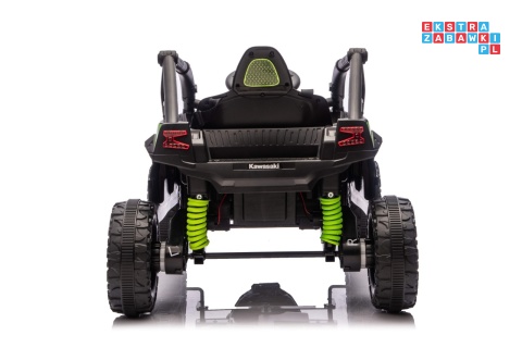[JS330] Buggy Kawasaki TERYX KRX1000 na akumulator 4x4 (2x20W i 2x45W) 24V/5Ah EVA Bluetooth LED pilot - czarno-zielony