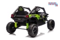 [JS330] Buggy Kawasaki TERYX KRX1000 na akumulator 4x4 (2x20W i 2x45W) 24V/5Ah EVA Bluetooth LED pilot - czarno-zielony
