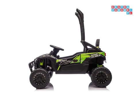 [JS330] Buggy Kawasaki TERYX KRX1000 na akumulator 4x4 (2x20W i 2x45W) 24V/5Ah EVA Bluetooth LED pilot - czarno-zielony