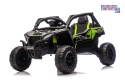 [JS330] Buggy Kawasaki TERYX KRX1000 na akumulator 4x4 (2x20W i 2x45W) 24V/5Ah EVA Bluetooth LED pilot - czarno-zielony