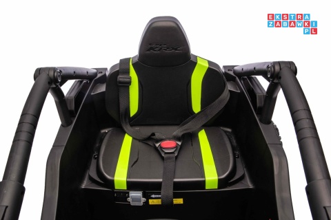 [JS330] Buggy Kawasaki TERYX KRX1000 na akumulator 4x4 (2x20W i 2x45W) 24V/5Ah EVA Bluetooth LED pilot - czarno-zielony