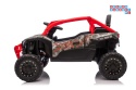[JS330] Buggy Kawasaki TERYX KRX1000 na akumulator 4x4 (2x20W i 2x45W) 24V/5Ah EVA Bluetooth LED pilot - czerwony