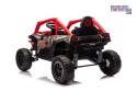 [JS330] Buggy Kawasaki TERYX KRX1000 na akumulator 4x4 (2x20W i 2x45W) 24V/5Ah EVA Bluetooth LED pilot - czerwony