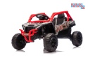 [JS330] Buggy Kawasaki TERYX KRX1000 na akumulator 4x4 (2x20W i 2x45W) 24V/5Ah EVA Bluetooth LED pilot - czerwony