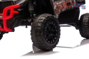 [JS330] Buggy Kawasaki TERYX KRX1000 na akumulator 4x4 (2x20W i 2x45W) 24V/5Ah EVA Bluetooth LED pilot - czerwony