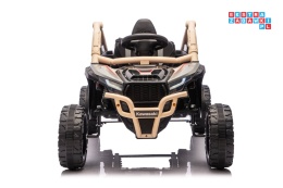 [JS330] Buggy Kawasaki TERYX KRX1000 na akumulator 4x4 (2x20W i 2x45W) 24V/5Ah EVA Bluetooth LED pilot - beżowy
