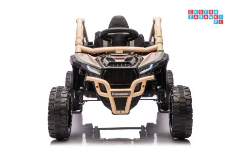 [JS330] Buggy Kawasaki TERYX KRX1000 na akumulator 4x4 (2x20W i 2x45W) 24V/5Ah EVA Bluetooth LED pilot - beżowy