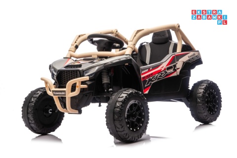 [JS330] Buggy Kawasaki TERYX KRX1000 na akumulator 4x4 (2x20W i 2x45W) 24V/5Ah EVA Bluetooth LED pilot - beżowy