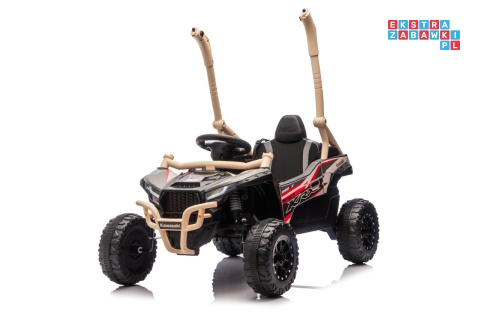 [JS330] Buggy Kawasaki TERYX KRX1000 na akumulator 4x4 (2x20W i 2x45W) 24V/5Ah EVA Bluetooth LED pilot - beżowy