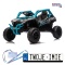 [JS330] Buggy Kawasaki TERYX KRX1000 na akumulator 4x4 (2x20W i 2x45W) 24V/5Ah EVA Bluetooth LED pilot - niebieski