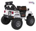 [SX2539] Terenowy Extreme Sport na akumulator 4x4 960W 24V/7Ah Bluetooth EVA ekoskóra LED - biały