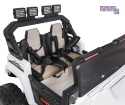 [SX2539] Terenowy Extreme Sport na akumulator 4x4 960W 24V/7Ah Bluetooth EVA ekoskóra LED - biały