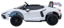 [A500] Lamborghini Revuelto XL dwuosobowe na akumulator 4x200W 24V/7Ah EVA Bluetooth ekoskóra pilot - biały