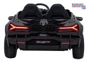 [A500] Lamborghini Revuelto XL dwuosobowe na akumulator 4x200W 24V/7Ah EVA Bluetooth ekoskóra pilot - czarny