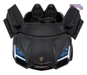 [A500] Lamborghini Revuelto XL dwuosobowe na akumulator 4x200W 24V/7Ah EVA Bluetooth ekoskóra pilot - czarny