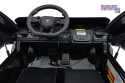 [A500] Lamborghini Revuelto XL dwuosobowe na akumulator 4x200W 24V/7Ah EVA Bluetooth ekoskóra pilot - czarny