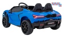 [A500] Lamborghini Revuelto XL dwuosobowe na akumulator 4x200W 24V/7Ah EVA Bluetooth ekoskóra pilot - niebieski
