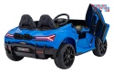 [A500] Lamborghini Revuelto XL dwuosobowe na akumulator 4x200W 24V/7Ah EVA Bluetooth ekoskóra pilot - niebieski
