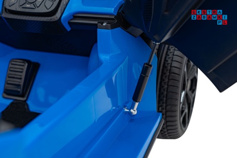 [A500] Lamborghini Revuelto XL dwuosobowe na akumulator 4x200W 24V/7Ah EVA Bluetooth ekoskóra pilot - niebieski