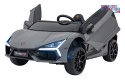 [A500] Lamborghini Revuelto XL dwuosobowe na akumulator 4x200W 24V/7Ah EVA Bluetooth ekoskóra pilot - szary