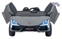 [A500] Lamborghini Revuelto XL dwuosobowe na akumulator 4x200W 24V/7Ah EVA Bluetooth ekoskóra pilot - szary