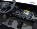 [A500] Lamborghini Revuelto XL dwuosobowe na akumulator 4x200W 24V/7Ah EVA Bluetooth ekoskóra pilot - szary