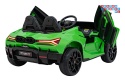 [A500] Lamborghini Revuelto XL dwuosobowe na akumulator 4x200W 24V/7Ah EVA Bluetooth ekoskóra pilot - zielony