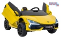 [A500] Lamborghini Revuelto XL dwuosobowe na akumulator 4x200W 24V/7Ah EVA Bluetooth ekoskóra pilot - żółty