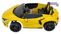 [A500] Lamborghini Revuelto XL dwuosobowe na akumulator 4x200W 24V/7Ah EVA Bluetooth ekoskóra pilot - żółty