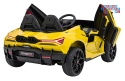 [A500] Lamborghini Revuelto XL dwuosobowe na akumulator 4x200W 24V/7Ah EVA Bluetooth ekoskóra pilot - żółty
