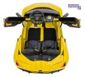 [A500] Lamborghini Revuelto XL dwuosobowe na akumulator 4x200W 24V/7Ah EVA Bluetooth ekoskóra pilot - żółty
