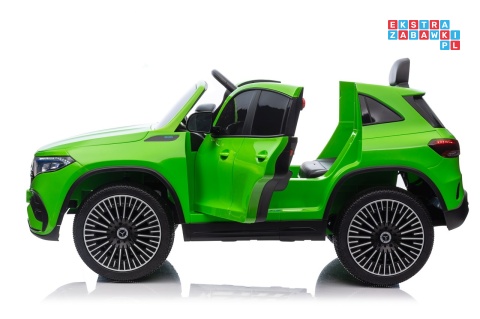 [XMX-625] Mercedes Benz EQA 250 na akumulator 4x35W 12V/10Ah ekoskóra EVA - zielony