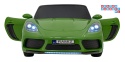 [A021A.EXL] Autko Perfecta lakierowany dwuosobowy na akumulator 180W 24V/7Ah bezszczotkowy silnik pompowane koła - zielony