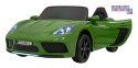 [A021A.EXL] Autko Perfecta lakierowany dwuosobowy na akumulator 180W 24V/7Ah bezszczotkowy silnik pompowane koła - zielony
